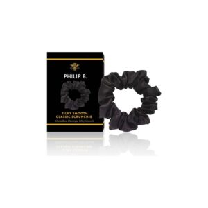 Philip B Classic Black Scrunchie